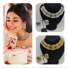 New Antique Afghani Necklace Earrings jewellery set Fashion Bridal