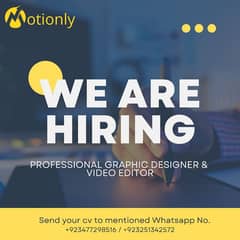 Graphic Designer And Video Editor