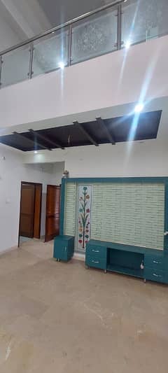 Faisal Garden Society Area Boundary Wall Canal Road Faisalabad 5 Marla Double Storey House For Rent