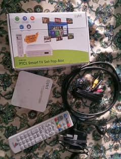 ptcl smart device  with box and remote all accessories