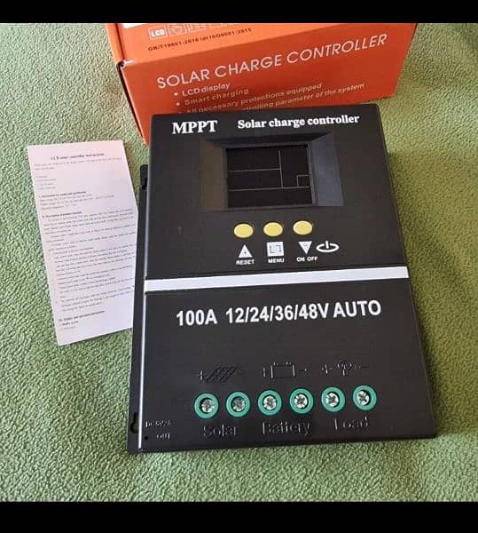 60A PWM MPPT HYBRID solar INVERTER l  power controller 2x Auto Battery 7