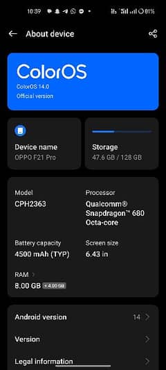 oppo f21pro