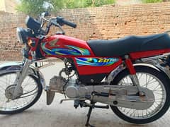 Honda CD 70 2024 like new bike applied for