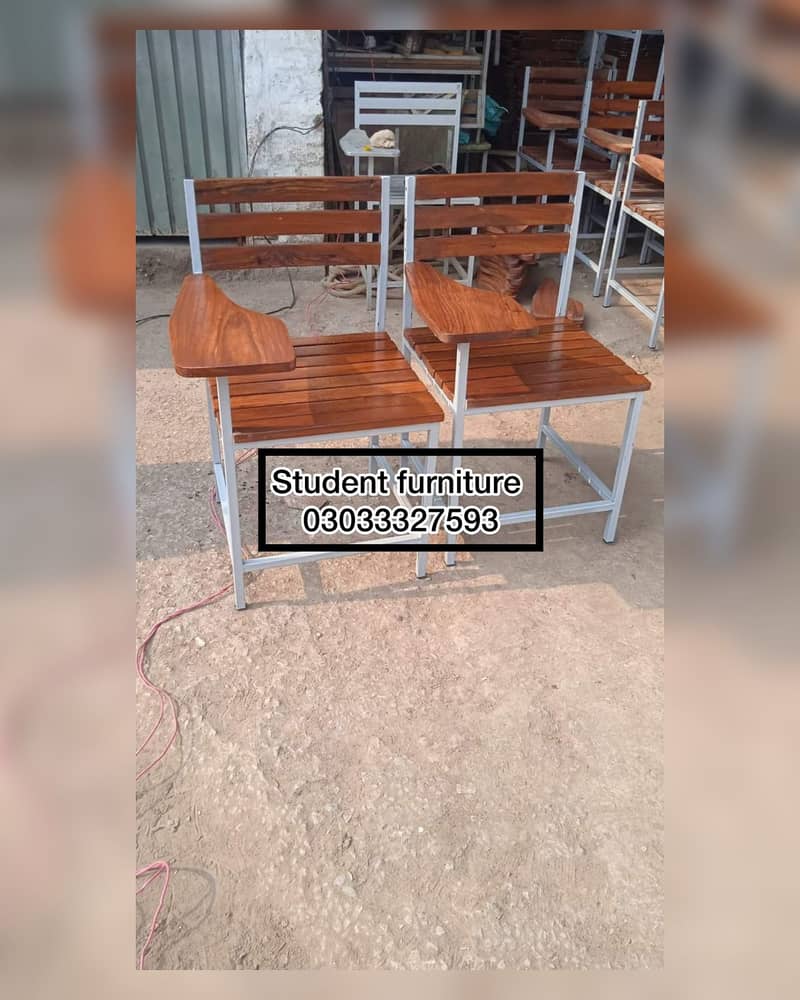 school chairs / chairs / college chairs / desk / bench / office table 2