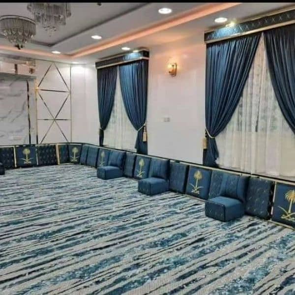 Arabic Majlis,Curtains,Rugs,Carpet,carpet flooring,Vinyl floor,Woodenf 19