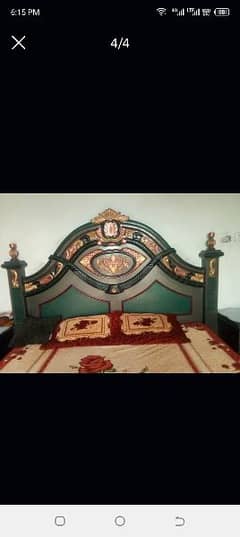 deco paint bed and dressing table