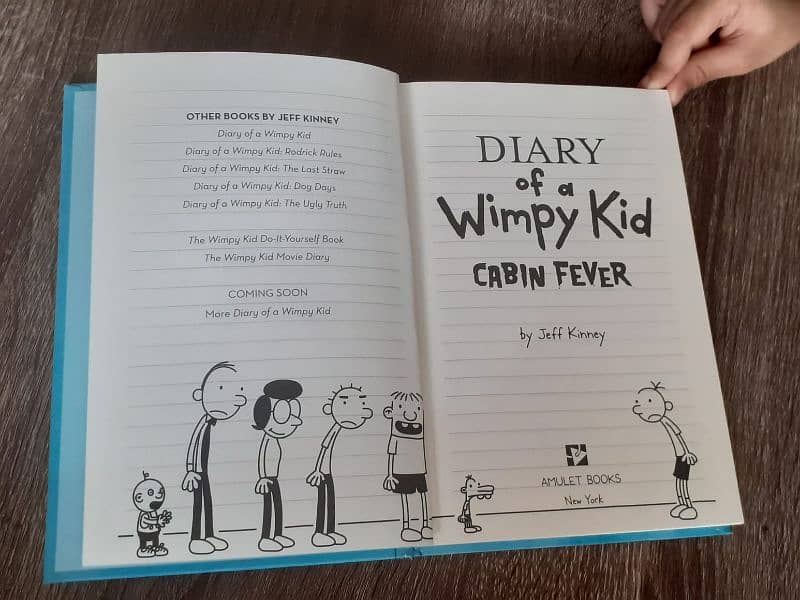 Hardcover Copy of Diary of a Wimpy Kid, Cabin Fever 2