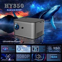 HY350 ANDROID 11.0V SMART PROJECTOR 2GB+32GB DUAL 1080P WIFI 580 ANSI