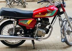 Honda self 125cc 97 model Karachi number