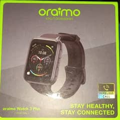 Box pack new smart watch oraimo Dubai