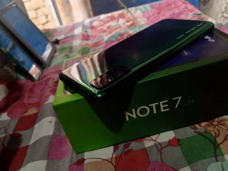 infinix Note 7 Lite with Box Charger 7