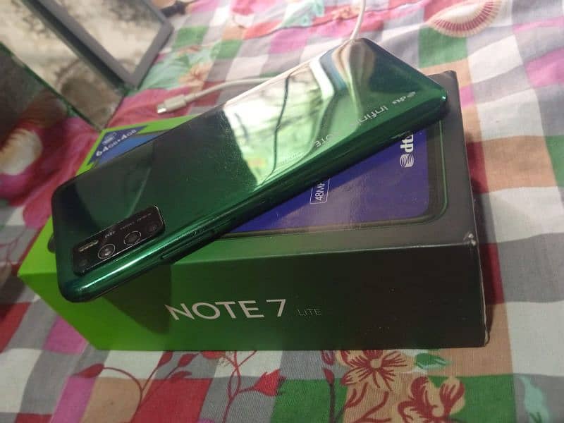 infinix Note 7 Lite with Box Charger 8