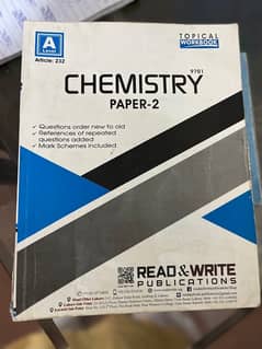 Chemistry P2 Alevel 9701 Topical Past Papers