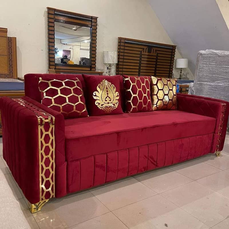 Sofa set\L shape sofa\6 seater sofa\wooden sofa\sofa cum bed 13