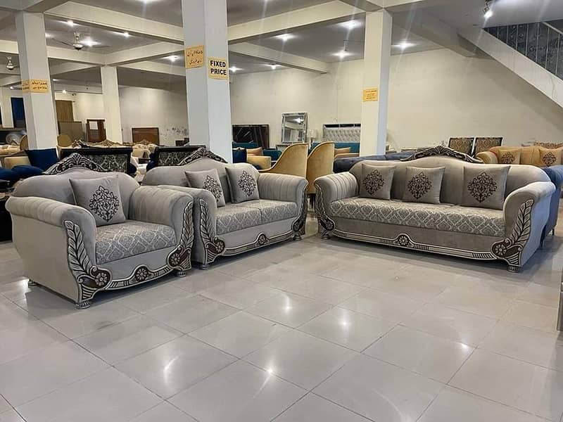 Sofa set\L shape sofa\6 seater sofa\wooden sofa\sofa cum bed 7