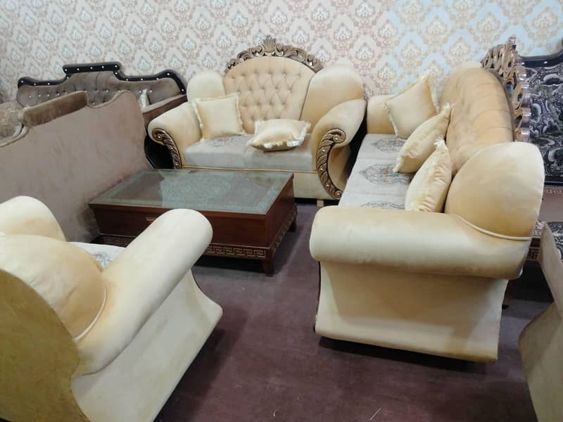 Sofa set\L shape sofa\6 seater sofa\wooden sofa\sofa cum bed 9