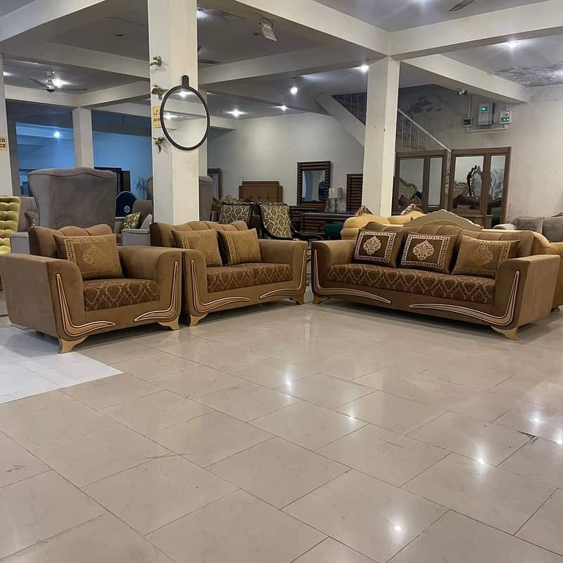 Sofa set\L shape sofa\6 seater sofa\wooden sofa\sofa cum bed 4