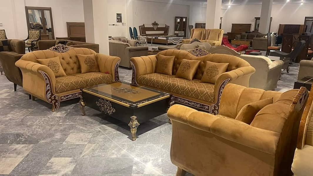 Sofa set\L shape sofa\6 seater sofa\wooden sofa\sofa cum bed 12