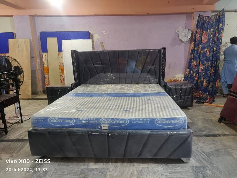 King size bed\double bed\wooden bed\bed for sale\bed room set 3