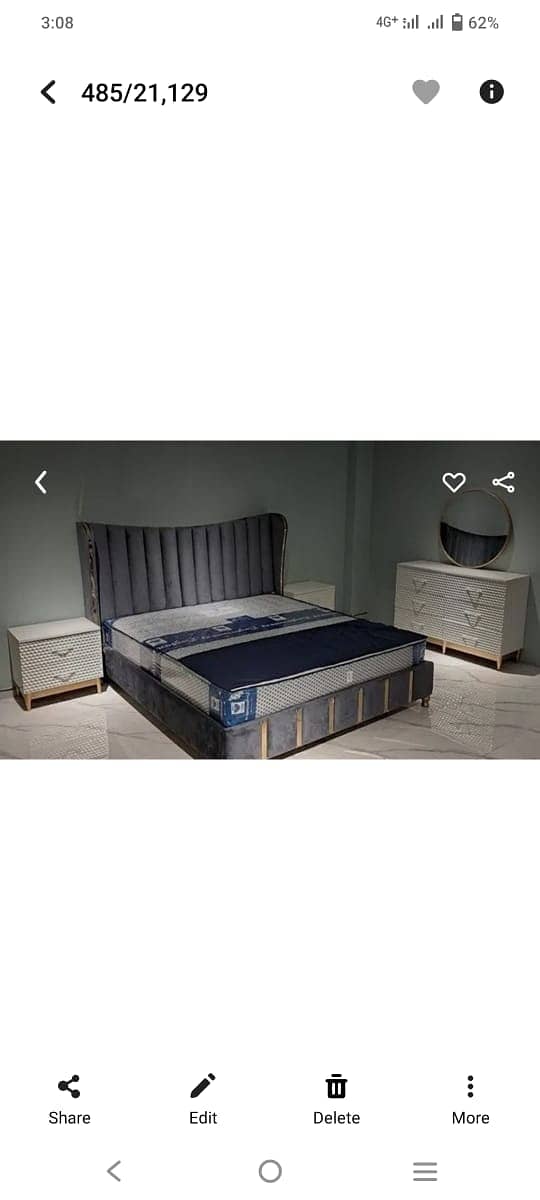 King size bed\double bed\wooden bed\bed for sale\bed room set 11