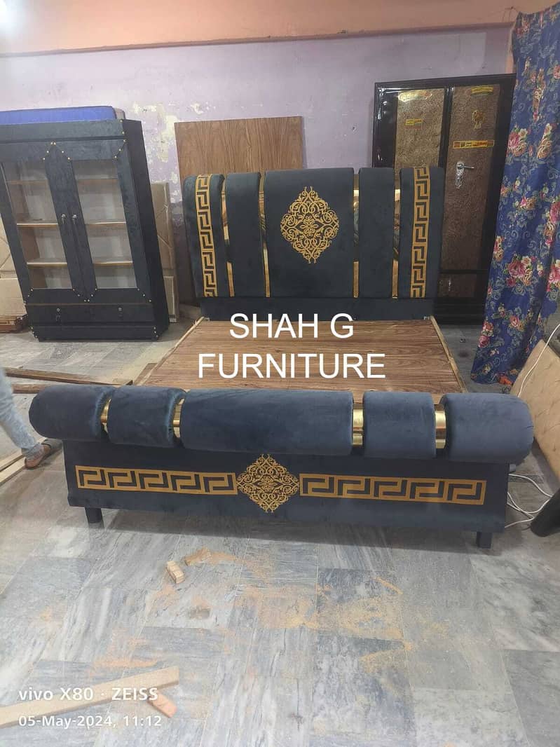 King size bed\double bed\wooden bed\bed for sale\bed room set 12