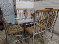 6 chair dining table for sale