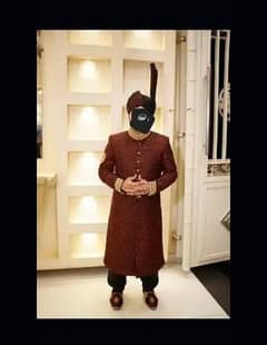 TGM Branded sherwani for groom full Set