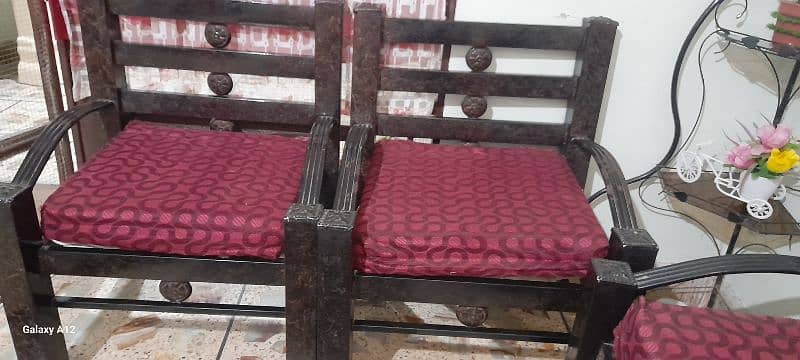 iron sofa set 4