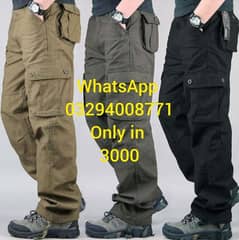 Cargo trousers for men