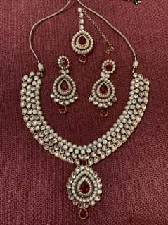 Preloved heavy kundan set