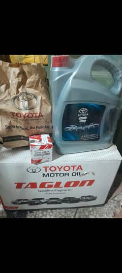 Toyota taglon 5w-30 and oil filters grande