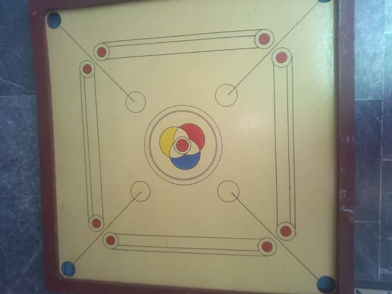 Carrom board 32*32 in excellent condition, very less used,Wah cantt. 1