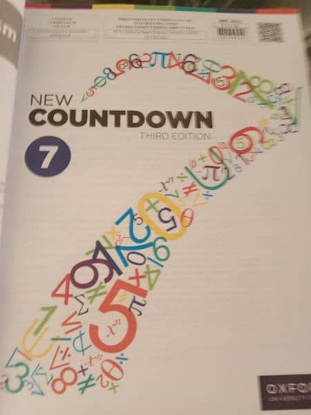 Math Countdown Class 7th book fully new binded  not used 6