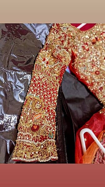 Designer Fancy Barat Bridal Dress/lehnga/maxi/mehndi/nikkah/wedding/ 3