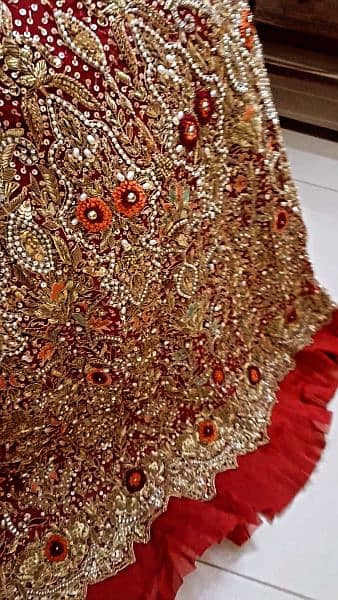 Designer Fancy Barat Bridal Dress/lehnga/maxi/mehndi/nikkah/wedding/ 8