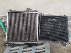 vxr radiator and condensor genuine japaneae not repaied