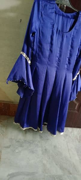 silk frok full gher mirror work with gotta dupatta 4