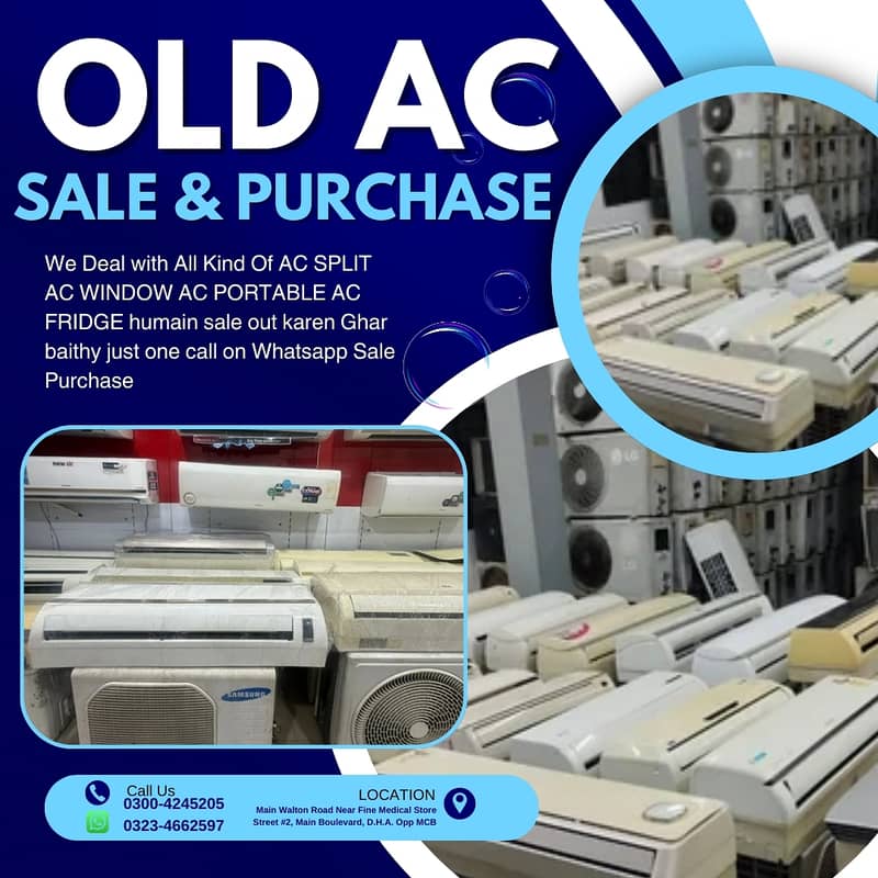 Split AC  Window AC  Portable AC Standing Unit Sale & Purchase For fu 0