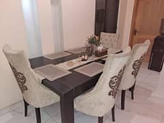 Dining table and chairs