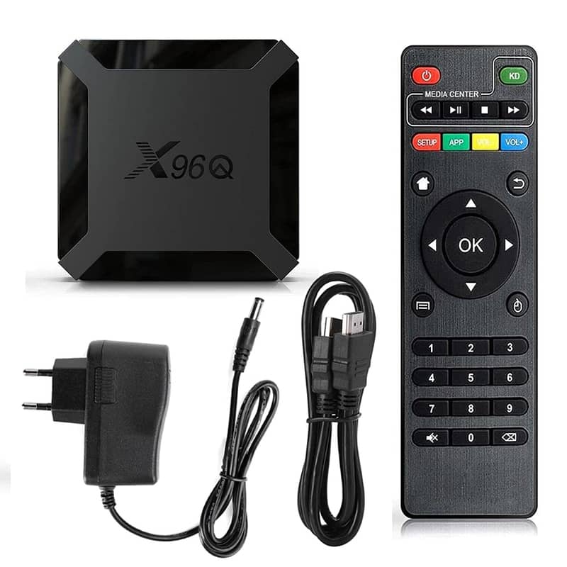 X96Q Smart 4K Android Box TV 4GB Ram, 64 Memory 13 months free Iptv 0