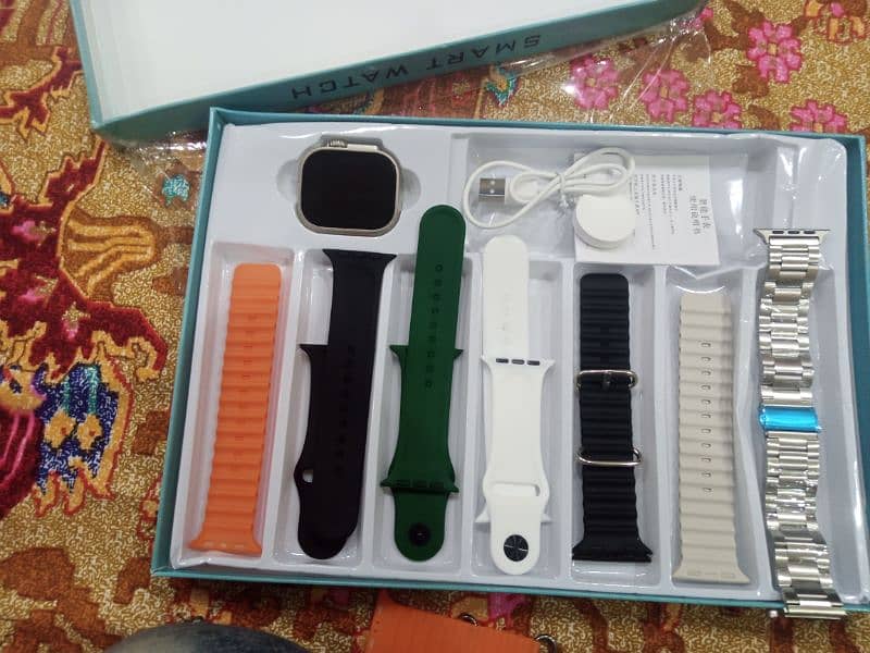 ultra 2 smart watch with 7 deferent straps 1