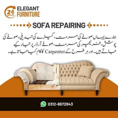 Sofa making - Sofa repair - Fabric change - Repairing seat repair