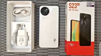 Itel s23 Mystery white coluour (8+8/128) with complete box