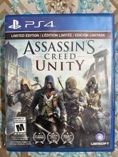 Assassin Creed Unity, COD Black Ops 3 and FIFA 19 for PS4