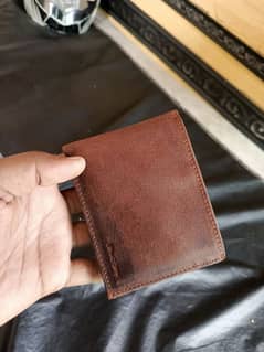 Men tripods leather wallet