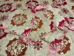 Bridal bedsheet, urgent sale.