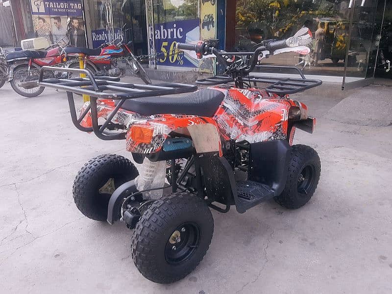 self start 4stroke 70cc atv quad 4 wheels delivery all Pakistan 4