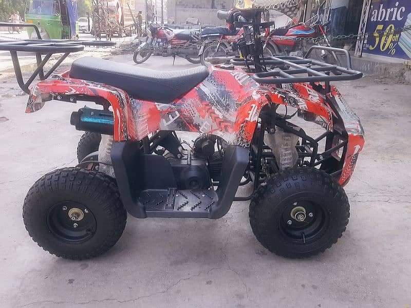 self start 4stroke 70cc atv quad 4 wheels delivery all Pakistan 6