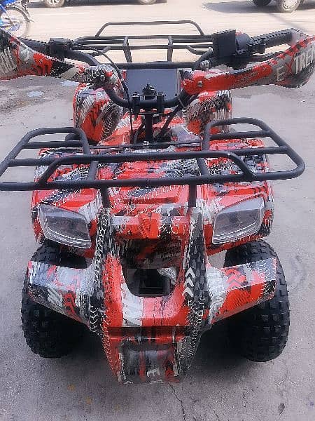 self start 4stroke 70cc atv quad 4 wheels delivery all Pakistan 8