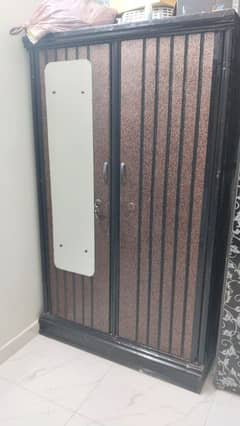 iron lohe almari 2 door